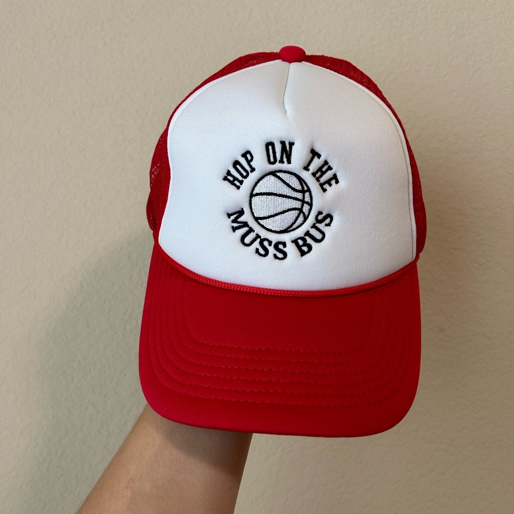 Arkansas Razorback basketball trucker hat